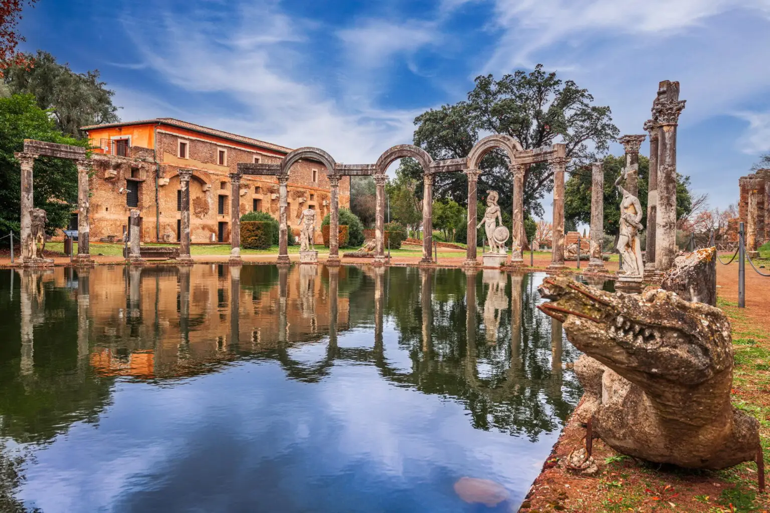 Hadrian's Villa in Tivoli, Italy